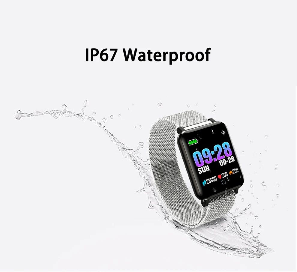 Спортивные Смарт-часы M19 с пульсометром кислородом фитнес-трекером для xiaomi m3 band