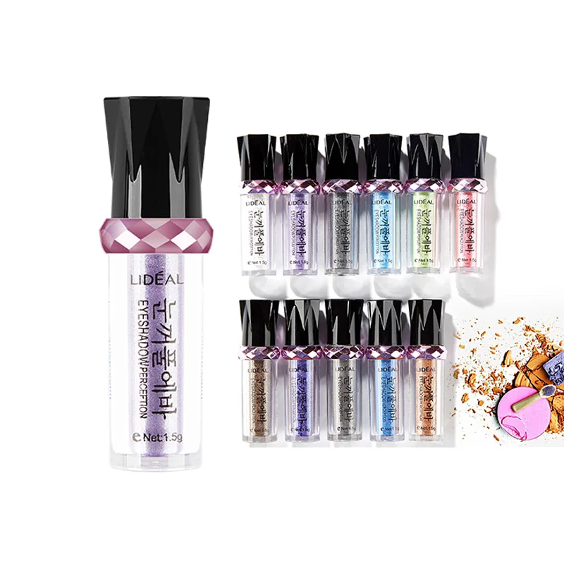 Палитра теней для век с одним роликом палитра блестящий пигмент свободная пудра