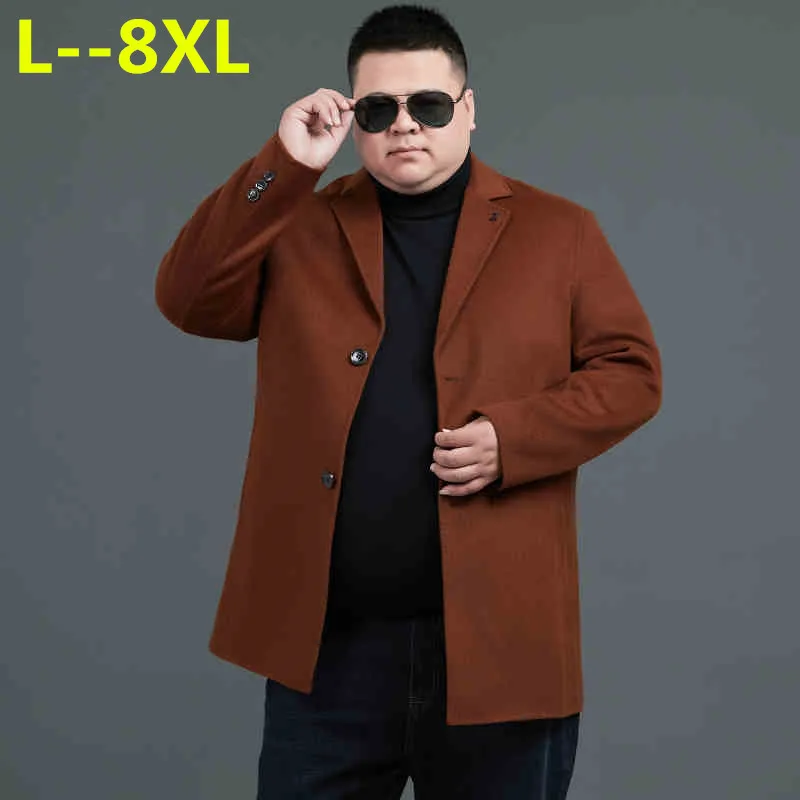 Большие размеры 8XL 6XL 5XL 4XL новое поступление 2018 года Зима Высокое качество шерсти