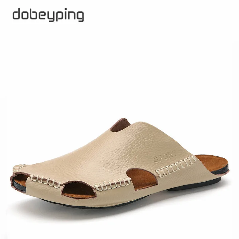 2017 новое поступление Летняя мужская обувь повседневные мужские шлепанцы из