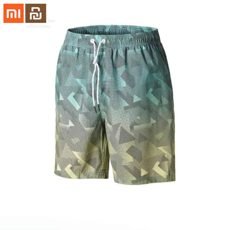 Мужские пляжные шорты Xiaomi mijia быстросохнущие Повседневные Дышащие с градиентным