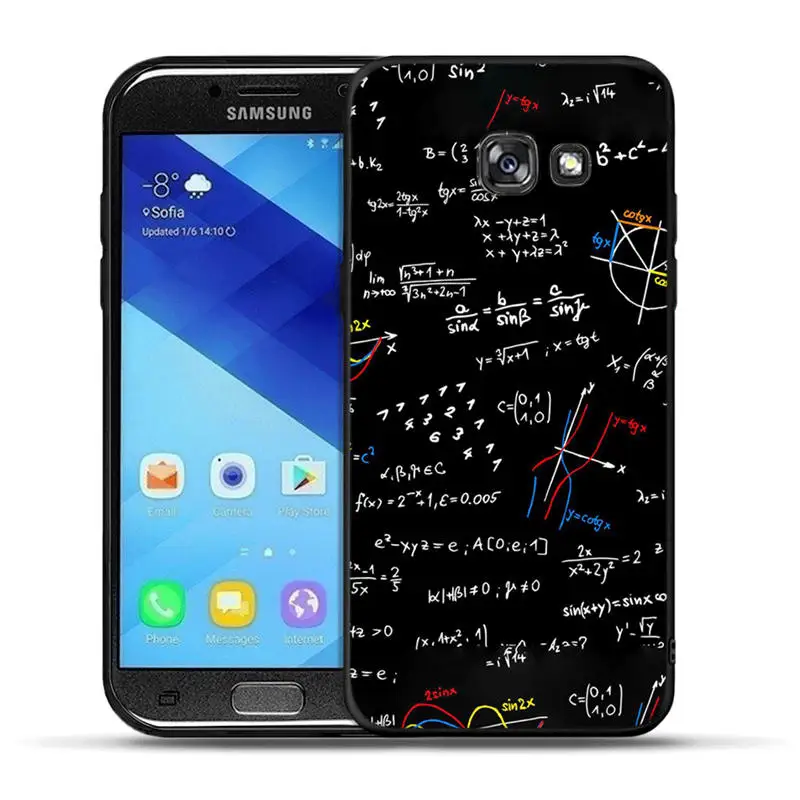 Звездное небо чехол для телефона Samsung Galaxy A30 A50 A3 A5 A6 A7 A8 2016 2017 плюс 2018 Мягкий