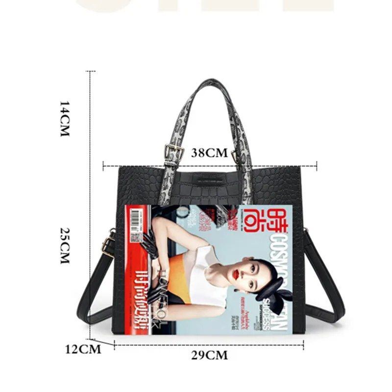 WDbag повседневные сумки на плечо женские дизайнерские 2019 сумка со змеиным узором с