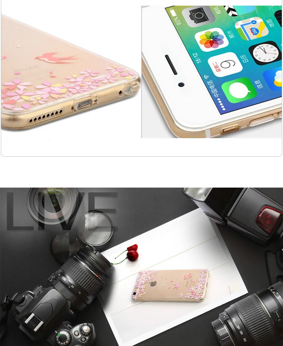 2016 г. Хит продаж мягкий пластиковый прозрачный чехол-накладка для телефона Apple