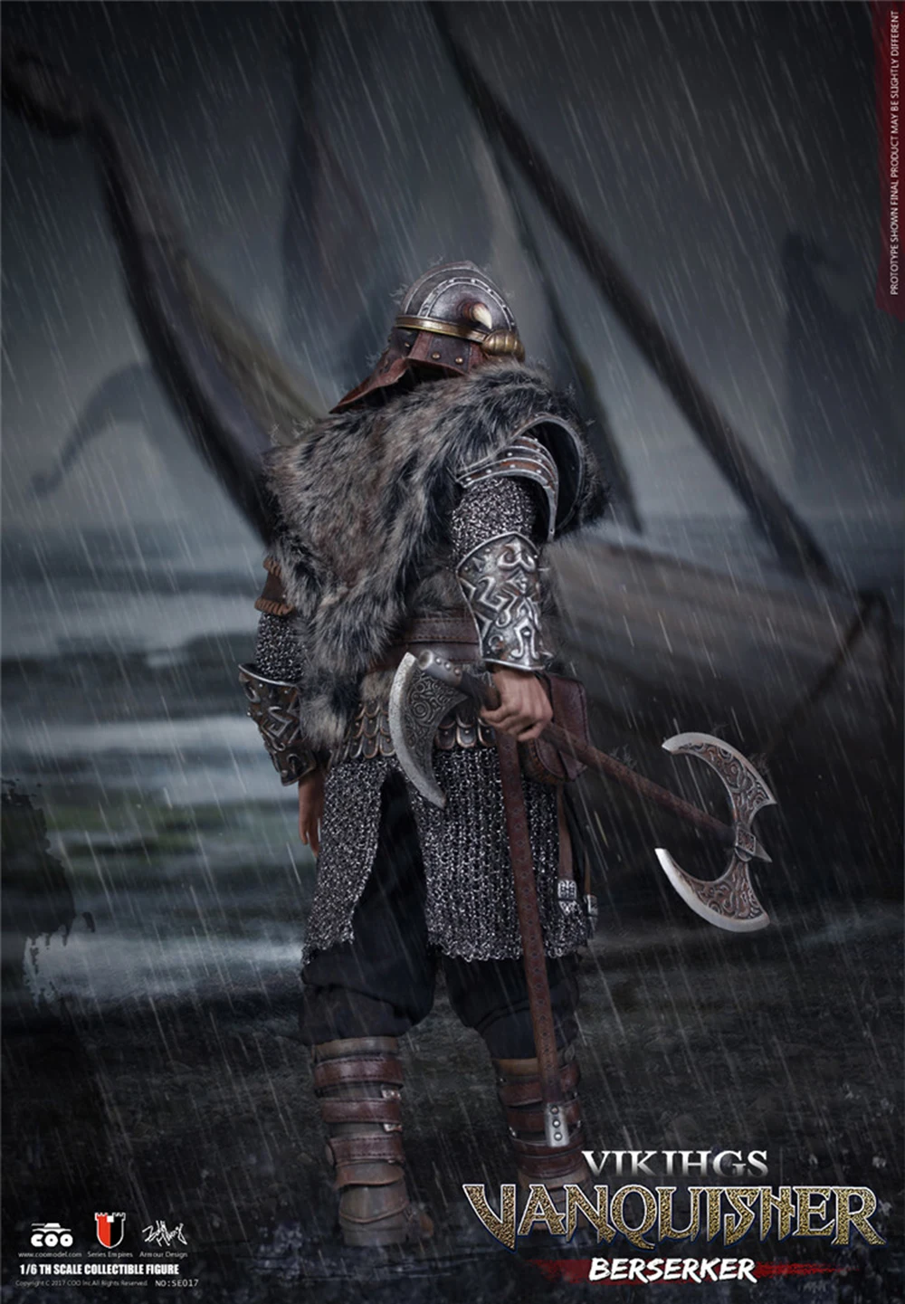 Коллекционная 1/6 масштаб NO. SE017 1/6 VIKING VANQUISHER(литой Сплав) BERSERKERAction фигурка куклы игрушки подарок