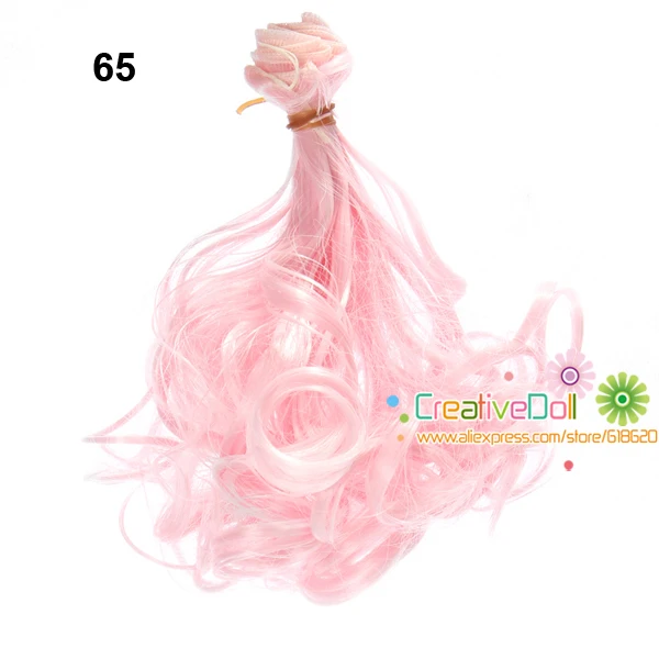 15 см кудрявые 1/3 1/4 1/6 BJD/SD куклы/DIY куклы natrual цвета коричневого вина термостойкие