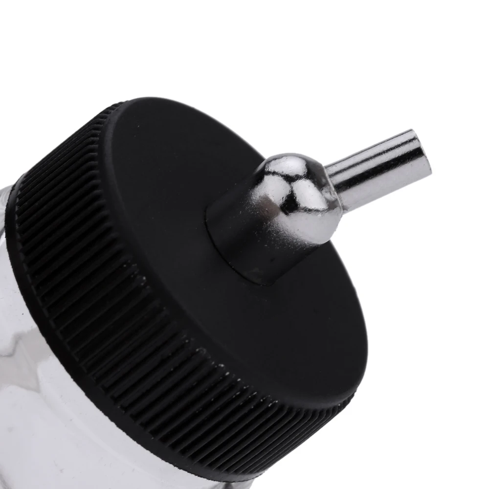 

10PCS Airbrush Glass Bottles Air Brush paint sprayer Jars 30 degressAngle Adapter for Lid Assembly Use Dual-Action Airbrushes