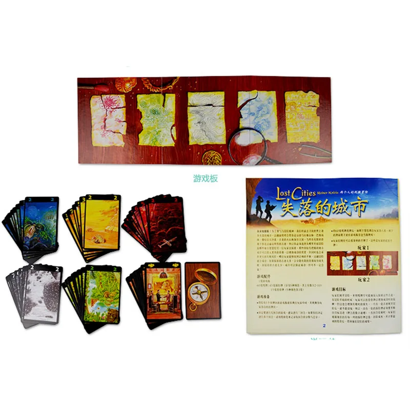 Лидер продаж 2 игрока настольная игра потерянные города мир приключений