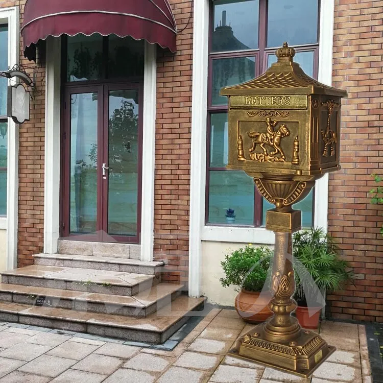 Лидер продаж вертикальный почтовый ящик алюминиевый сплав вертикально металлический почтовый ящик для почтовыx писeм страна чугун сад открытый п
