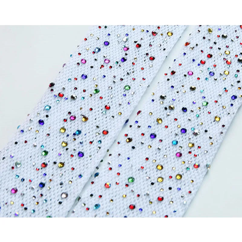 colorful Rhinestone Неоновые колготки и чулки женские сексуальные открытые Стразы ажурные карнавальные чулки блестящее Прозрачное нижнее белье бриллиантовые колготки - Цвет: colorful Rhinestone