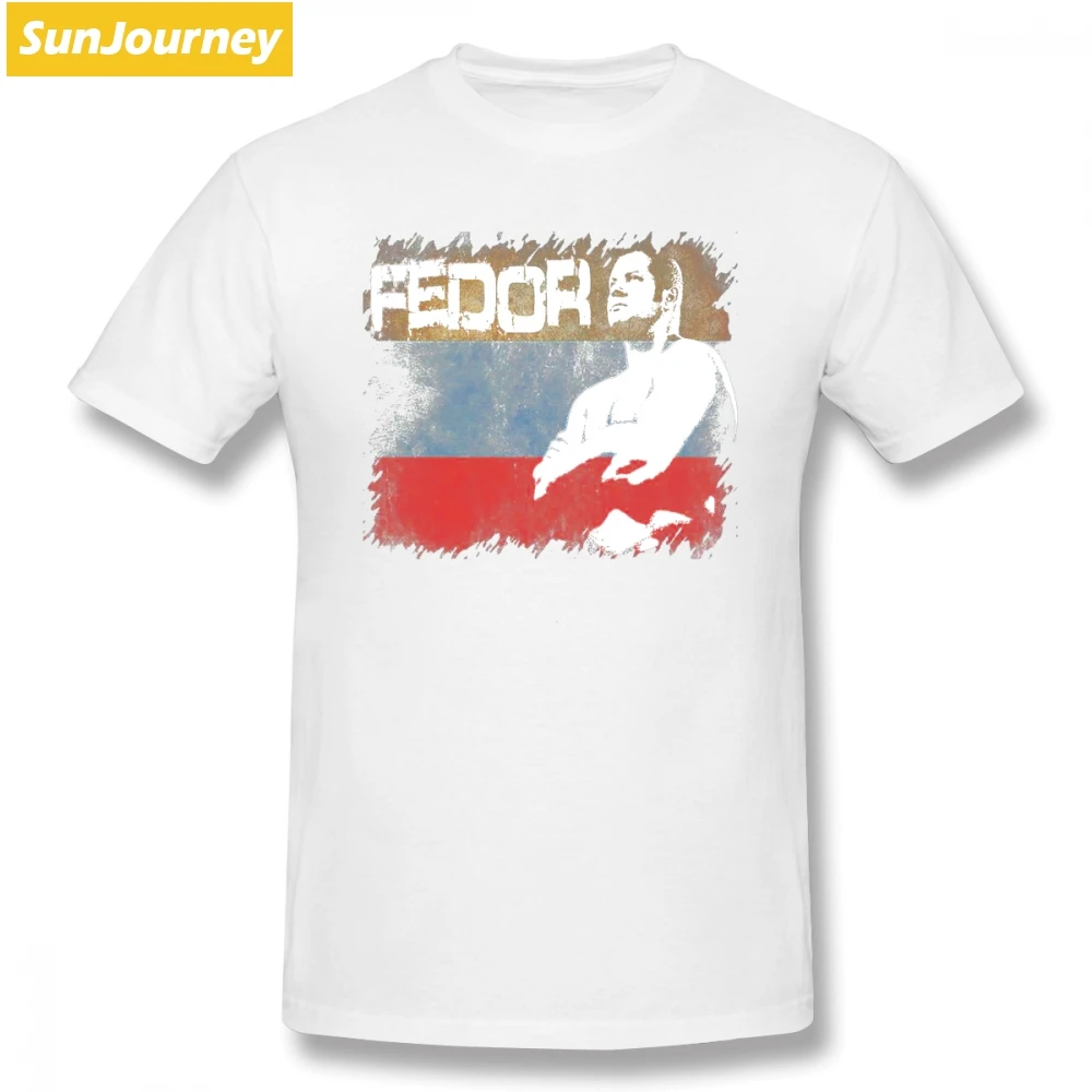 Top Designing Men's T-shirts Fedor Emelianenko Short Sleeved Cotton O-neck Plus Size T-shirt For Adult Camiseta | Мужская одежда