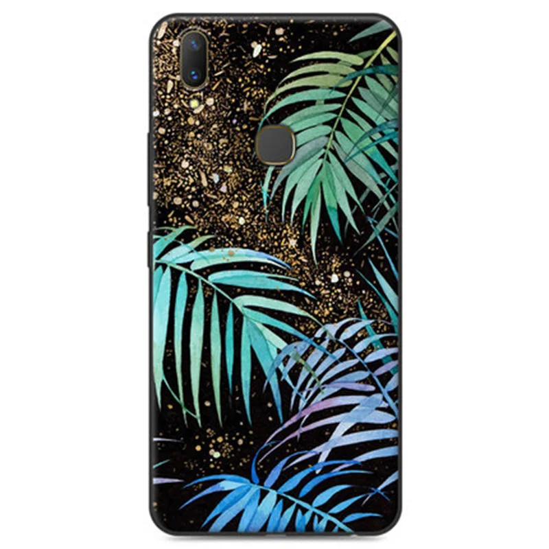 

2PCS For Vivo V9 Case Back Cover Original Luxury tpu Protective Phone Shell soft Cases For Vivo V 9 case cover Coque 6.3"