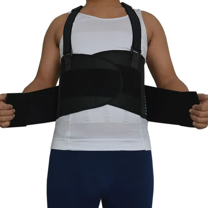 

Lumbar Support Belt Shoulder Straps Protect Waist Belt Back Brace Corset Back Braces Orthopedic Belt Spine Support Belt Men Y001