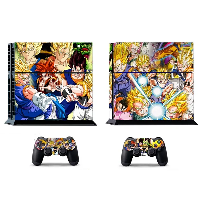 PS4-272 Dragon Ball Dragon Ball наклейка для PS4 PS4 стикер Vinly Кожа Наклейка для sony PS4 playstation 4 и 2 контроллера шкуры PS4 наклейка s - Цвет: PS4-272 Dragon Ball
