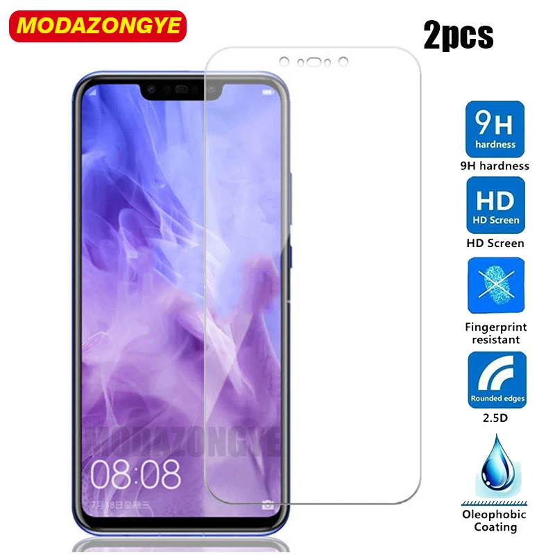 Закаленное стекло для Huawei Nova 3 2 шт. Защита экрана искусственное закаленное