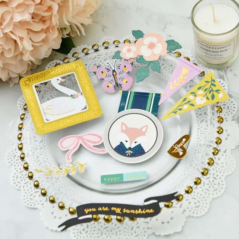ZFPARTY You are my sunshine Paper Cardstock штампованные наклейки для DIY скрапбукинга/фотоальбома