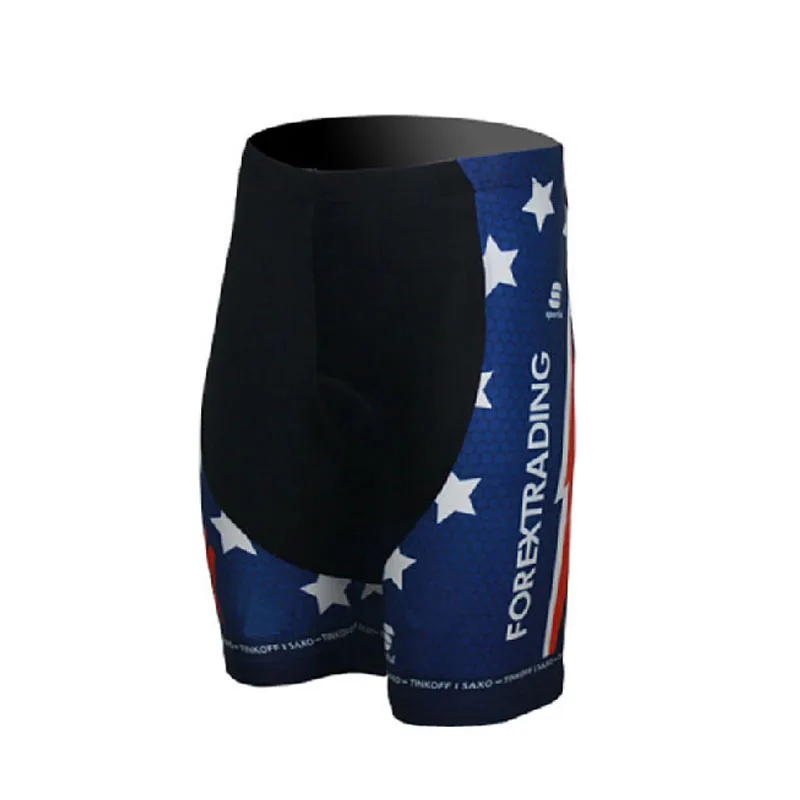 Shorts-2 Tinkoff Saxo Bank Pro Team велосипедная одежда/лето Bicicleta горный велосипед Джерси Ropa Ciclismo+ гелевая накладка - Цвет: Shorts-2