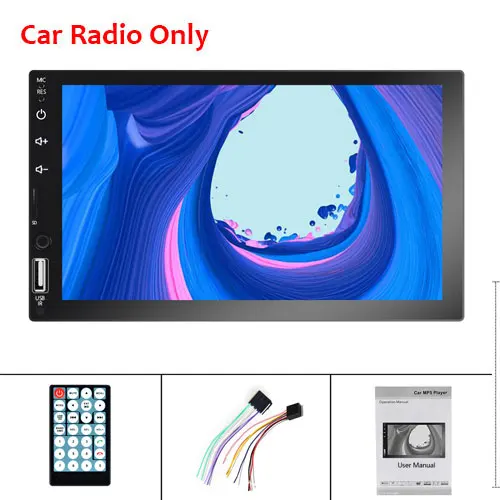 2 Din Car Radio Only Podofo Универсальный Автомобильный мультимедийный плеер 2Din " автомобильный стерео радио D-Play Авторадио Mirrorlink Авто Аудио Bluetooth MP5 Аудио стерео - Цвет: 2 Din Car Radio Only