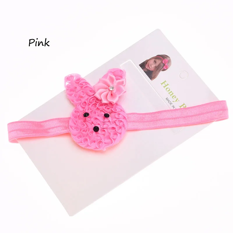 2 шт. повязка с кроликом и бантом для пасхальных волос милая цветком в виде