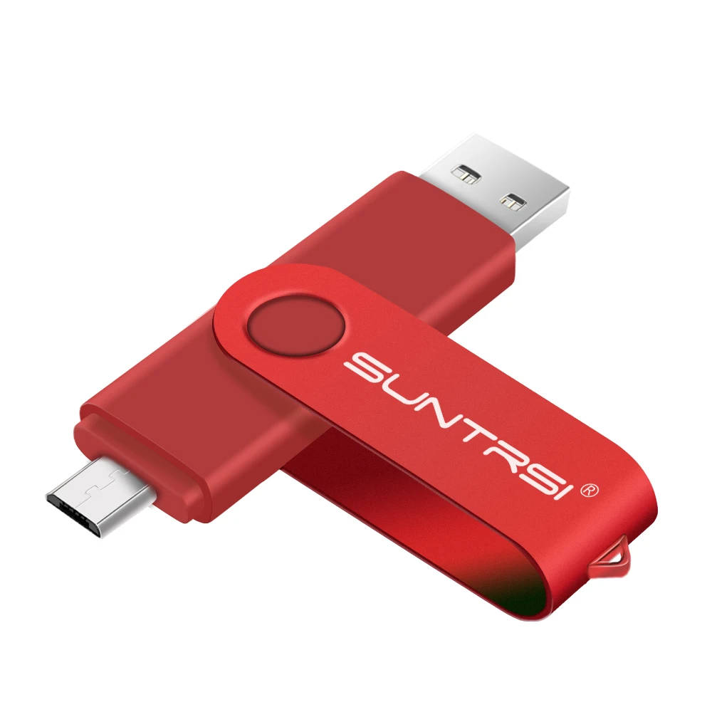 Sunstrsi USB флеш-накопитель 2,0 для Android смартфон 128 ГБ флеш-накопитель 32 Гб OTG металлическая usb флеш-карта 64 Гб usb флешка 16 ГБ логотип на заказ