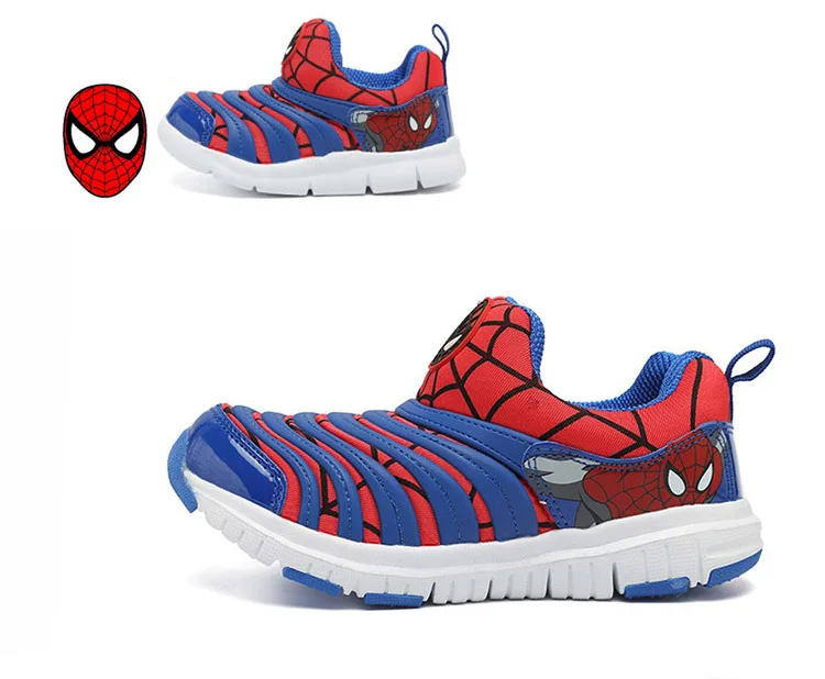 Детские теннисные кроссовки с супергероями; infantil sapato cocuk ayakkabi Chaussure Enfant kinderschoenen jongens - Цвет: Spiderman