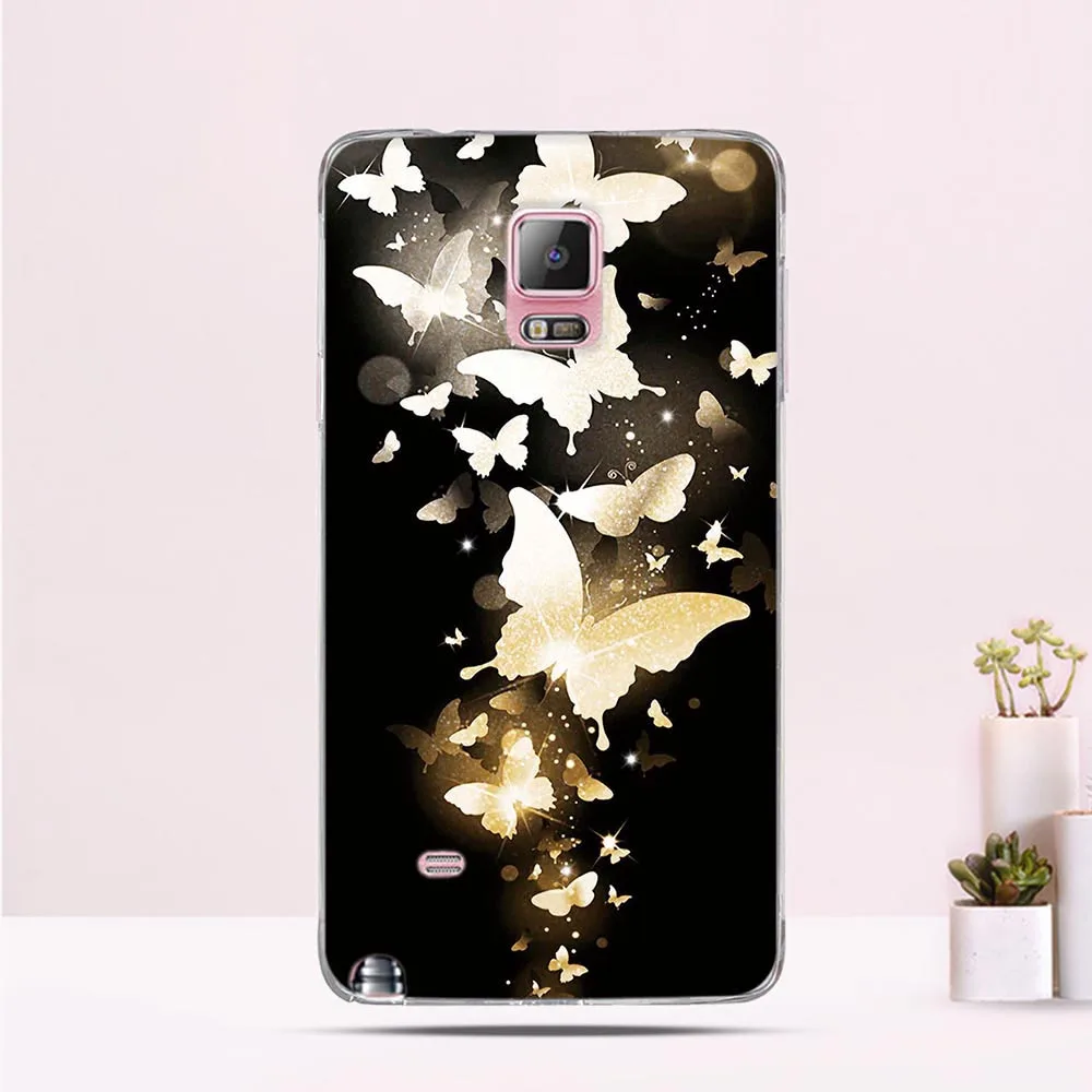 Для samsung Galaxy Note 4 Note4 N9100 чехол 3D узор мягкий тонкий из ТПУ s оболочка сумка для