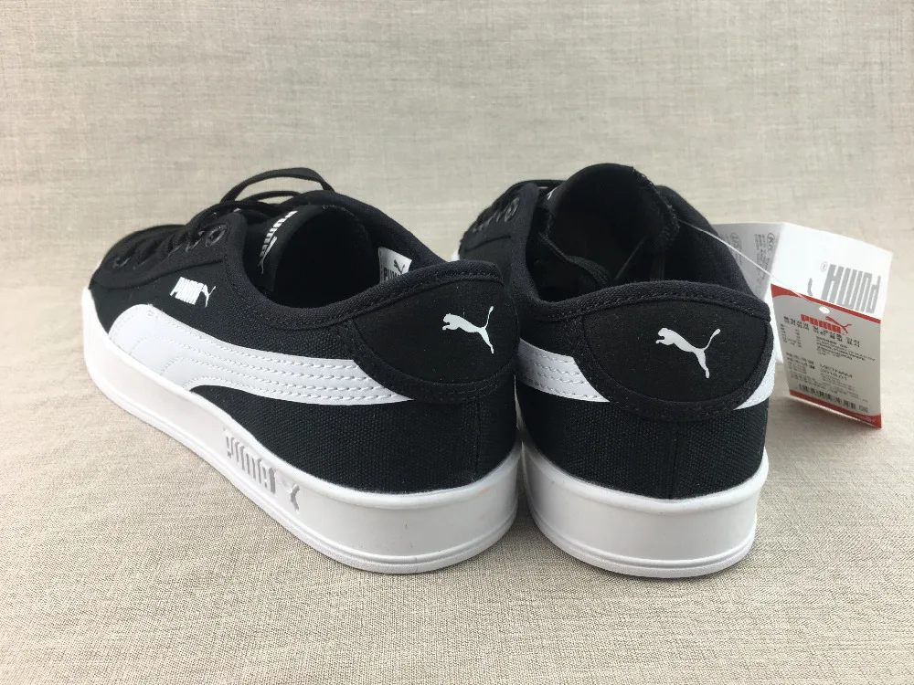 Бесплатная доставка 2018 ретро черно белые мужские Puma открытой улыбкой