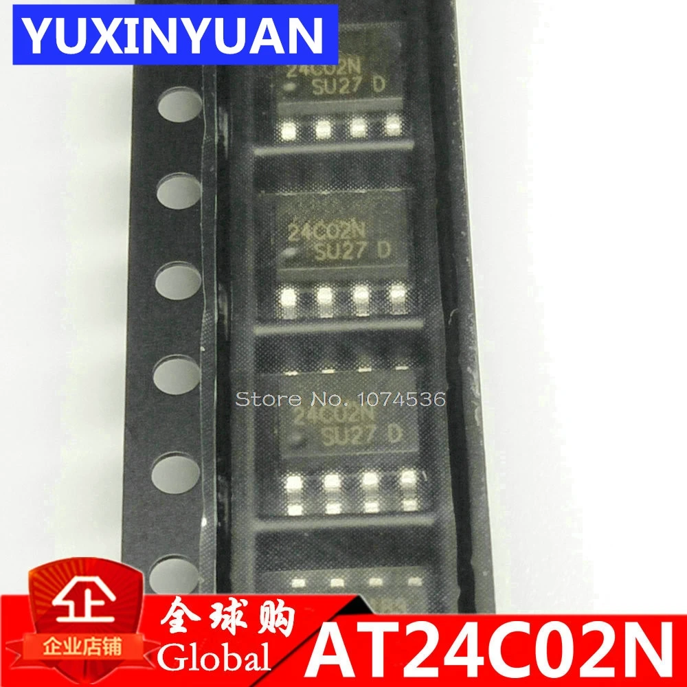 AT24C02N 24C02 24C02N SOP 8 EEPROM PB/HALO free NiPdAu 1 7 В новая оригинальная детская