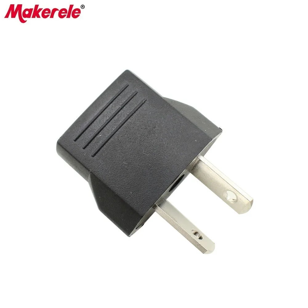Высококачественная 2-контактная Портативная Черная вилка переменного тока для США и Австралии, дорожный промышленный конвертер, адаптер, электрическая розетка Высококачественная 2-контактная Портативная Черная вилка переменного тока для США и Австралии, дорожный промышленный конвертер, адаптер, электрическая розетка