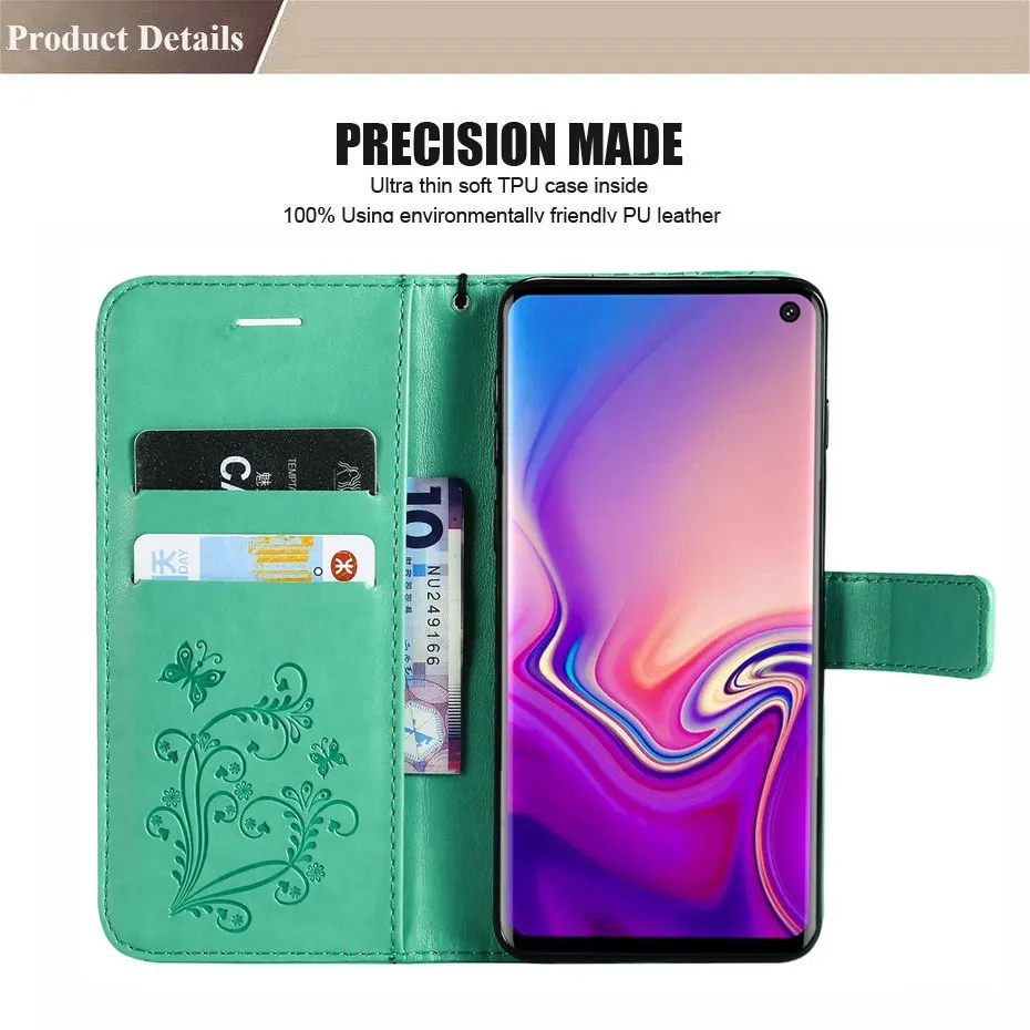 S10 S10e S7 S8 S9 кожаный бумажник чехол для телефона для samsung Galaxy J2 J3 J4 J5 J6 J7 Core A7 A6 A8 плюс Флип Стенд кожаный чехол