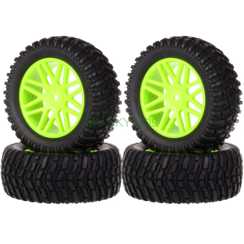 4 шт./компл. 95 мм внедорожный короткий грузовик раллийные шины резиновый обод