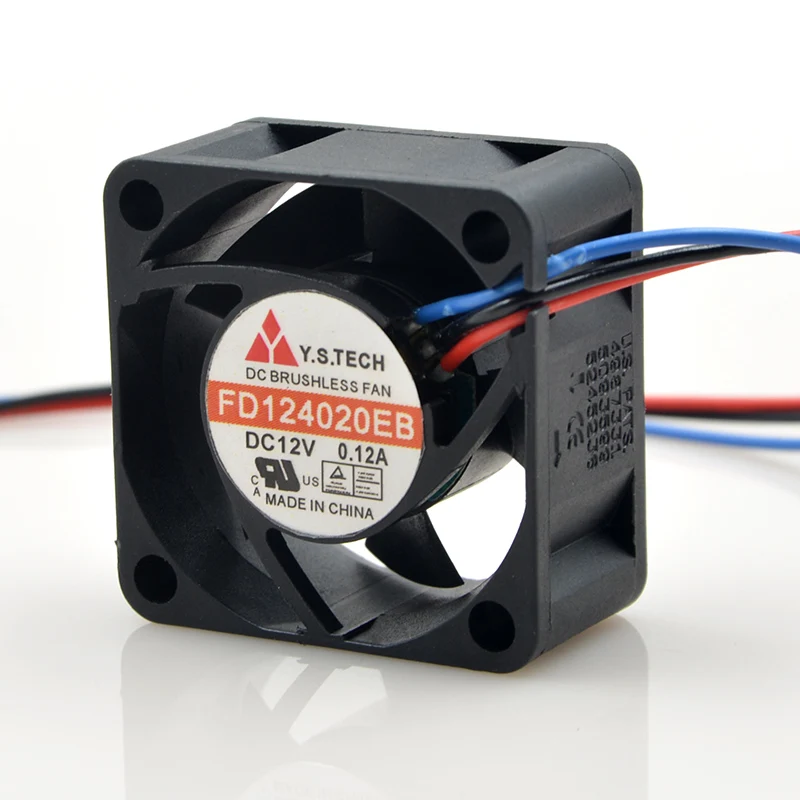 Оригинальный FD124020EB 4020 4CM DC 12V 0 12 A супер прочный двойной шариковый охлаждающий