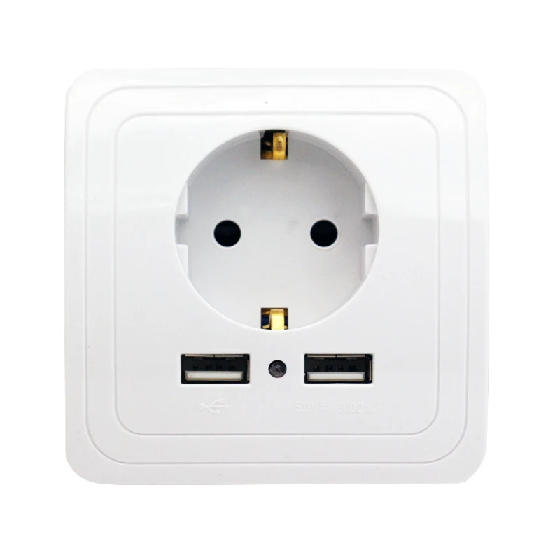Настенное зарядное устройство Minitiger с 2 USB-портами А | Обустройство дома