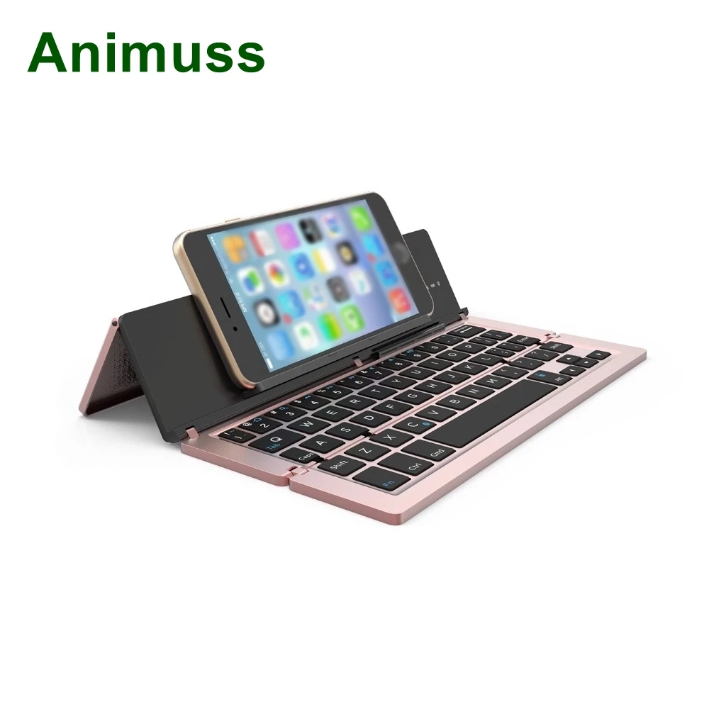 Animuss складываемая Bluetooth клавиатура универсальный Портативный 3 0 Беспроводной с