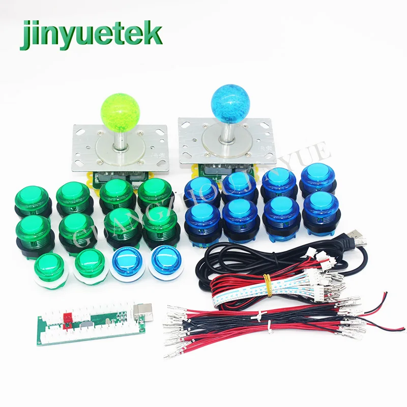 2 шт. джойстик 20 HAPP кнопка плеера USB для jamma PC PS3 Raspberry ip плата контроллера аркадных