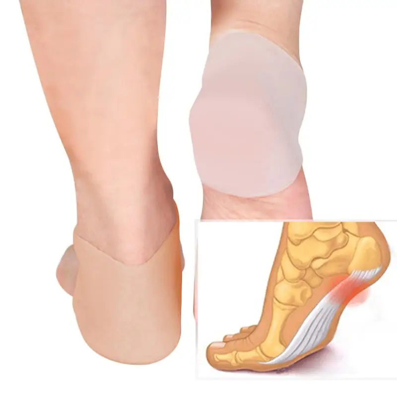 HobbyLane1 Pair Medical Grade Silicone Gel Heel Sleeves for Dry Cracked with Protective Cushioning and Plantar Pain Relief | Красота и