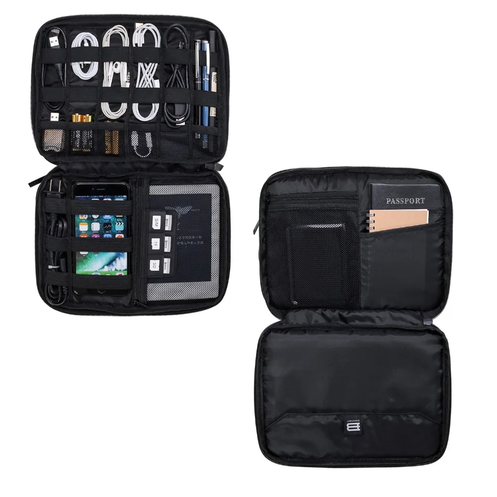 Сумка для путешествий электронные аксессуары портативный органайзер большой