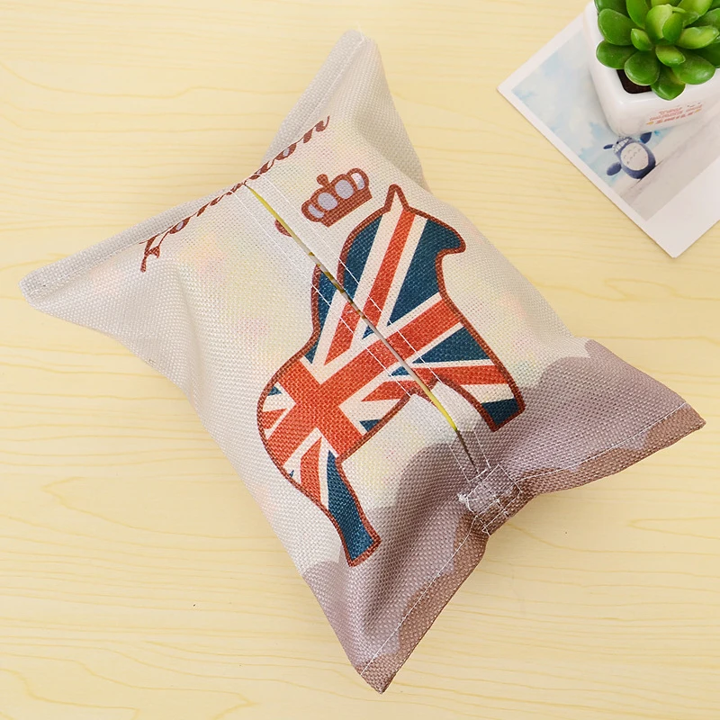 Мультяшная коробка для салфеток с рисунком животного плюшевый домашний