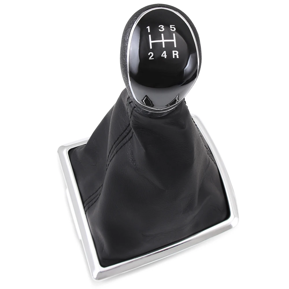 Ручная ручка переключения скоростей 1 2 3 4 5 R из искусственной кожи для Ford Focus 2005 2006 2007 2008 2010 2011 2012|gear shift knob|speed