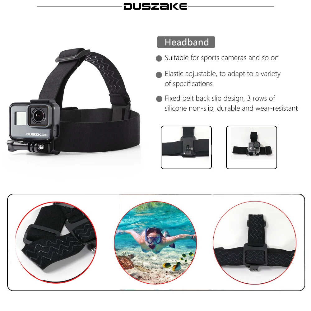 Головной ремень для Gopro Hero 6 5 аксессуары головной жгут Go Pro hero Eken H9 экшн камеры Xiaomi