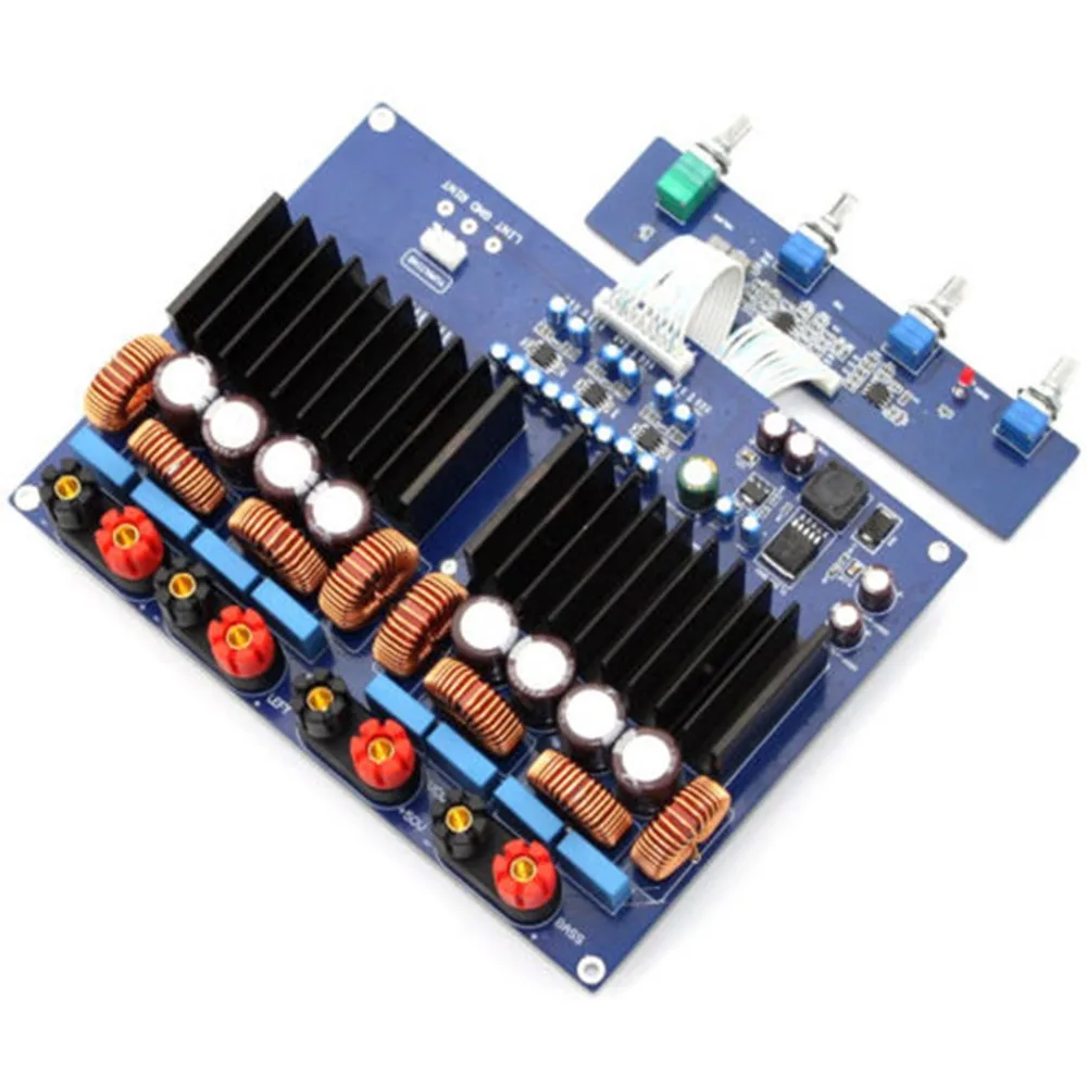 TAS5630 2,1 1200 Вт DC48V Класс D высокомощная домашняя Aduio цифровая плата усилителя YJ завершенная Плата усилителя в сборе