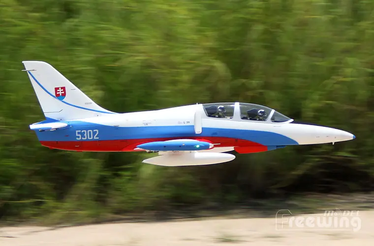 Freewing год самый L-39 Albatros 80 мм Электрический радиоуправляемый самолет