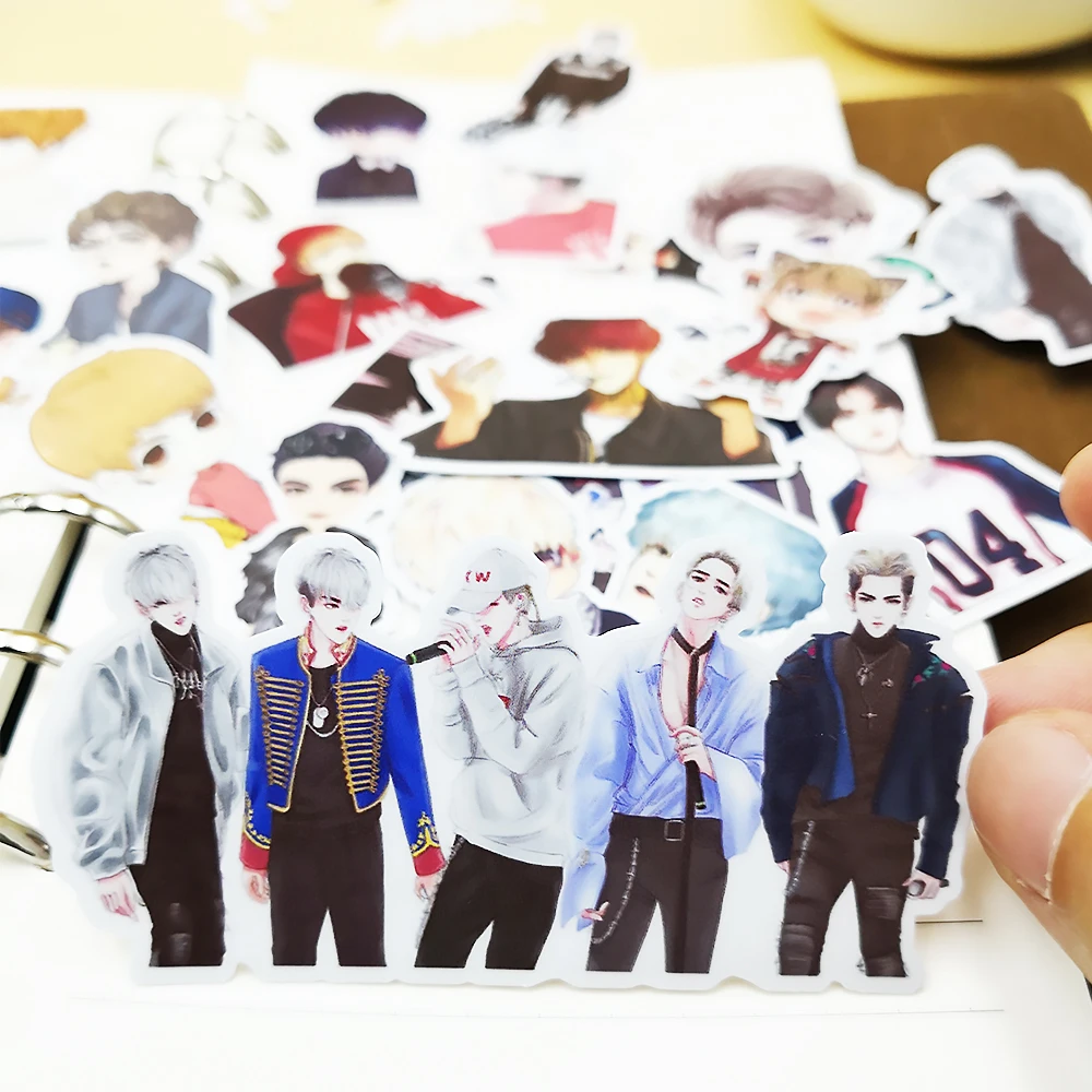 32 шт. креативный милый самодельный Корейский мальчик фон Скрапбукинг стикер