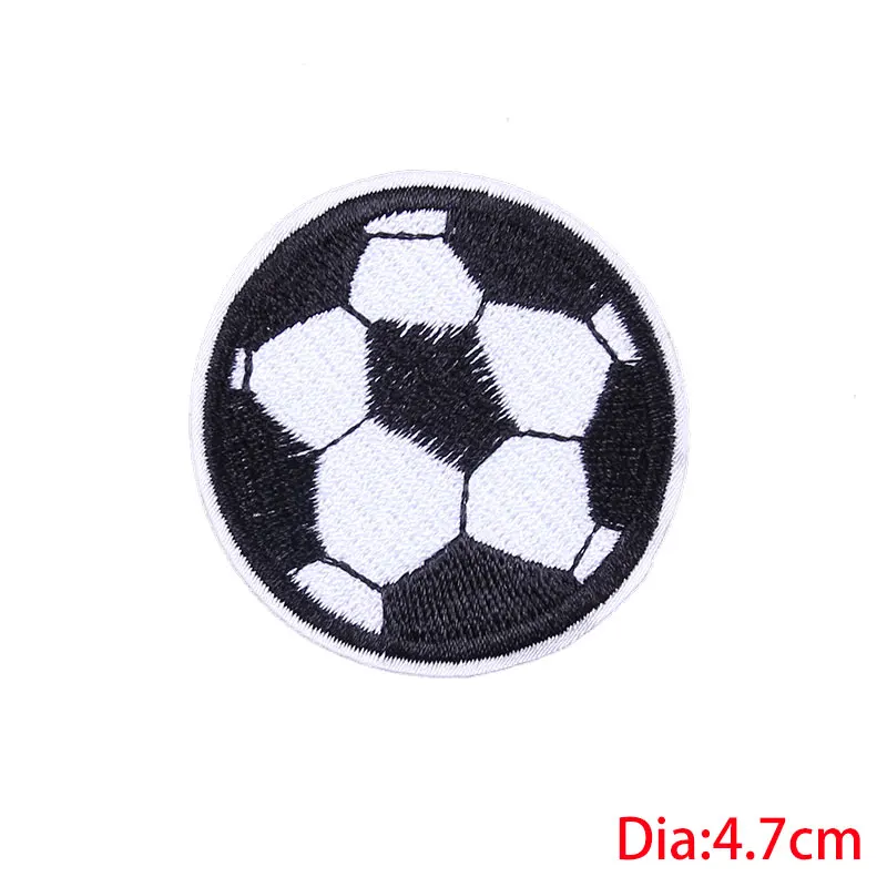 L-PE4314CT DIY PFC ЦСКА Значки для футбольного клуба в Москву вышитые нашивки железные нашивки на одежду Футбольный Мяч Нашивка Спортивная нашивка аппликация H - Цвет: L-PE4314CT