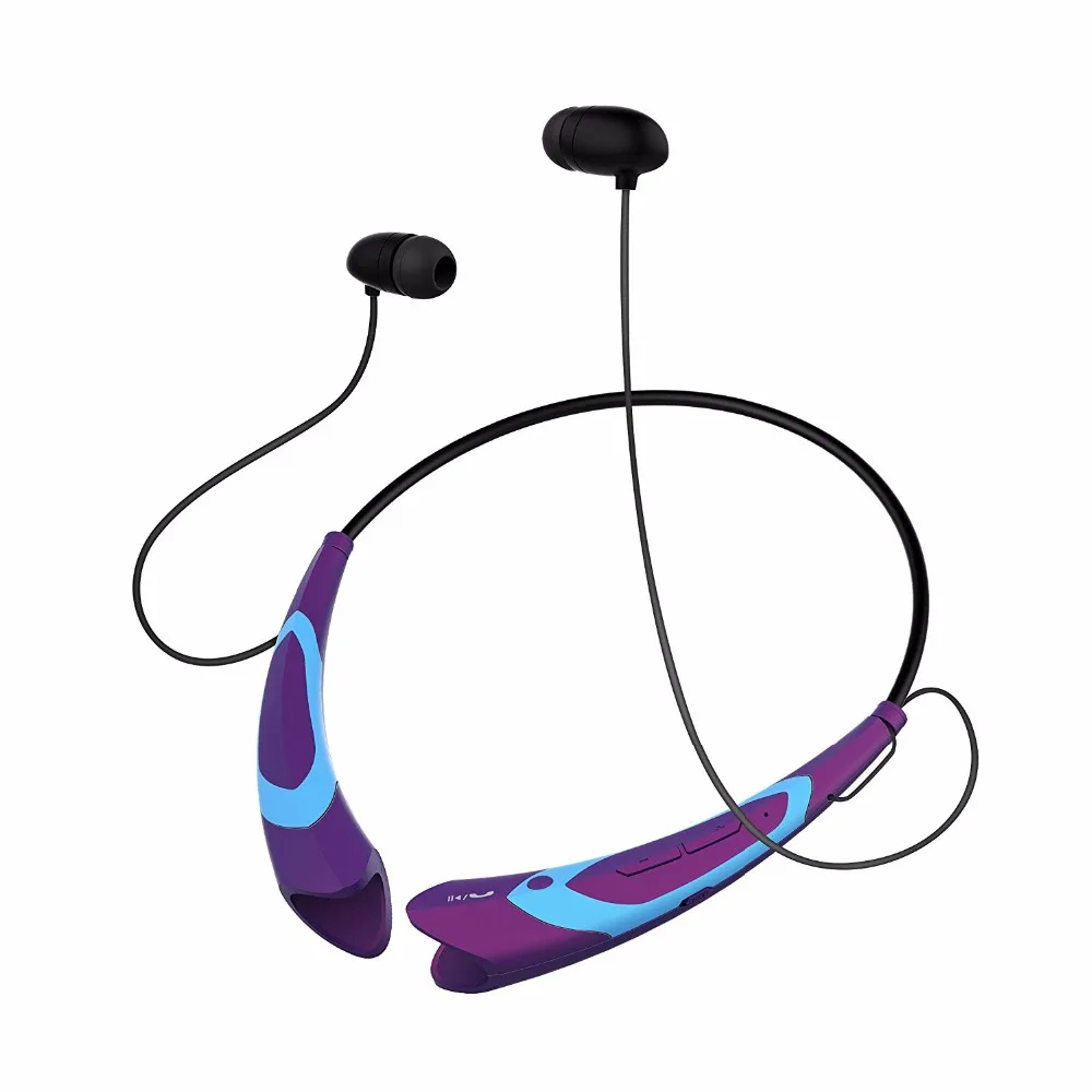 Шейным Спортивные Наушники V4.1 Bluetooth наушники Беспроводной гарнитура стерео Шум