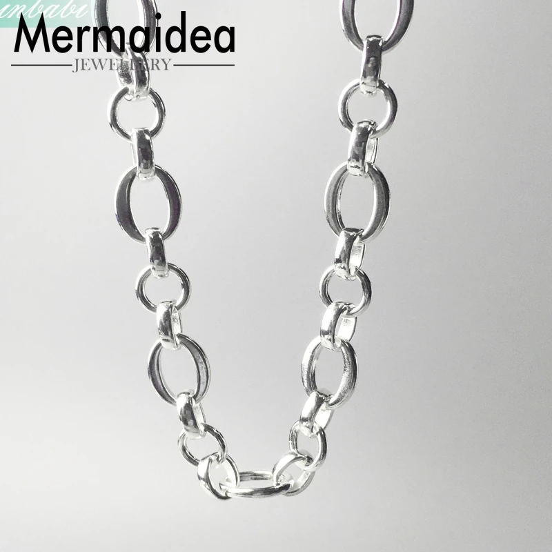 Цепочка с круглыми звеньями и застежкой модный подарок для женщин мужчин
