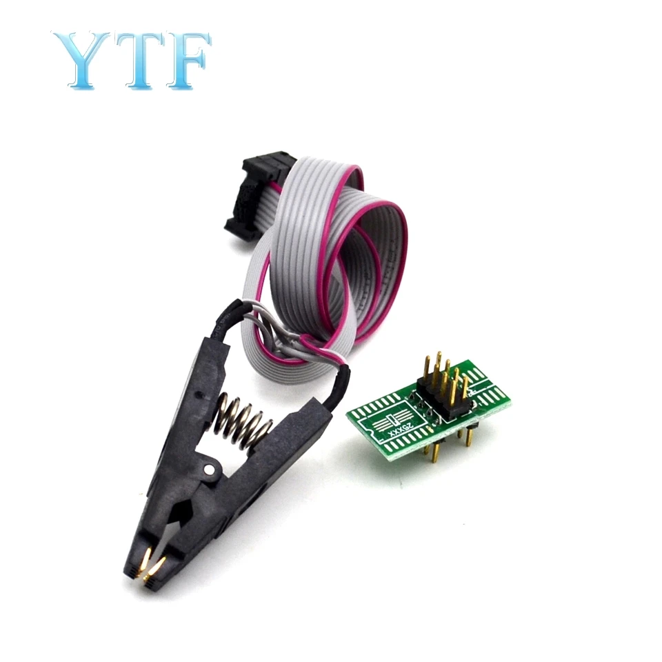 SOIC8 SOP8 тестовый зажим для EEPROM 93/25 /24Cx программирование в цепи + 2