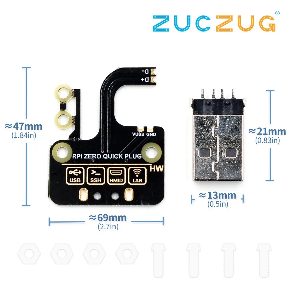 Raspberry Pi Zero W микро-кабель с разъемом USB type A USB адаптер плата расширения питание через порт USB