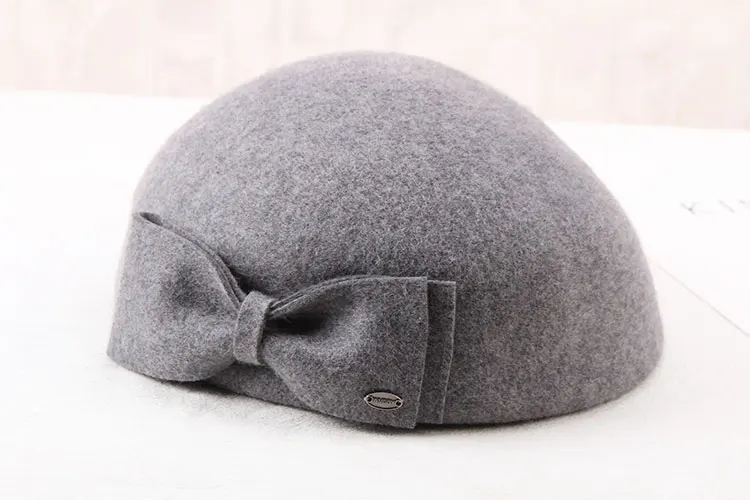 Женская шерстяная шляпа Fedoras, Осень-зима, шерстяные модные береты, Женские повседневные Шапки, английский стиль, Джокер, элегантная шапка художника, шапка стюардессы B8968
