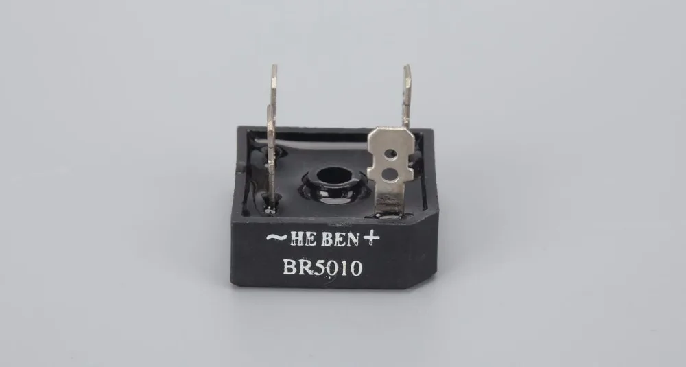 Медный булавка BR5010 50A 1000 В однофазный мостовой диодный выпрямитель GBPC|Детали